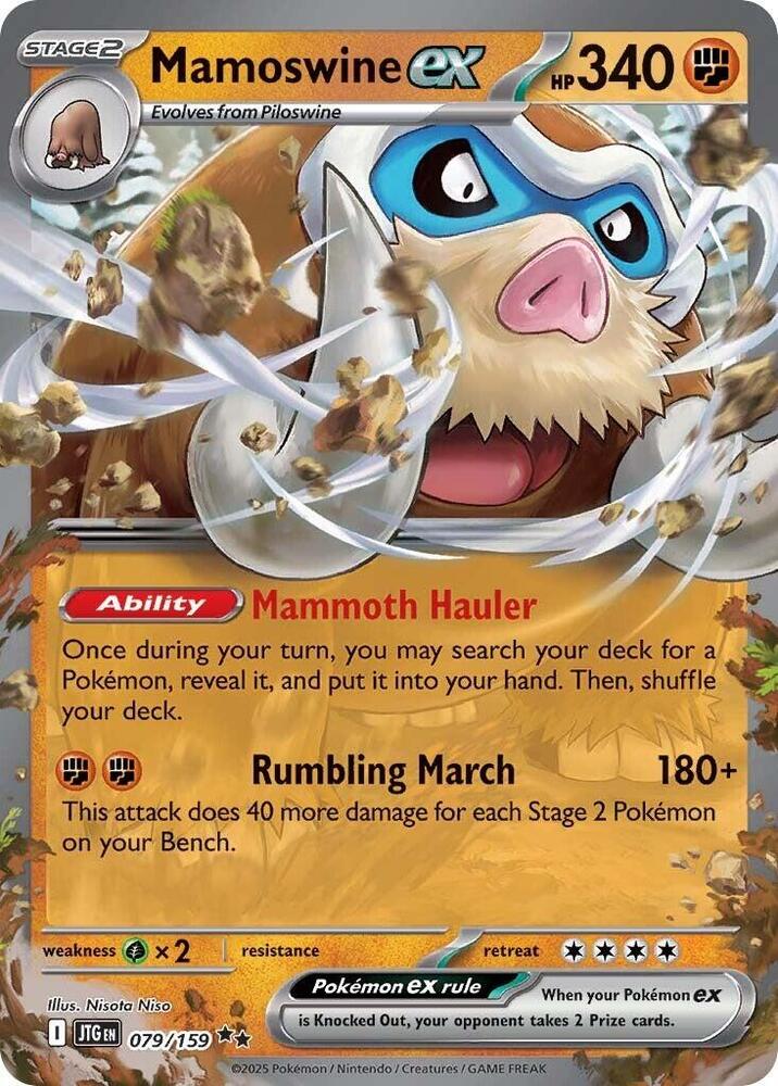 Mamoswine ex - 079/159 - Double Rare