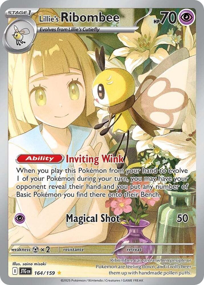 Lillie's Ribombee - 164/159 - Illustration Rare